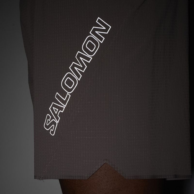 Spodenki do biegania męskie Salomon Sense Aero 7" iron 4