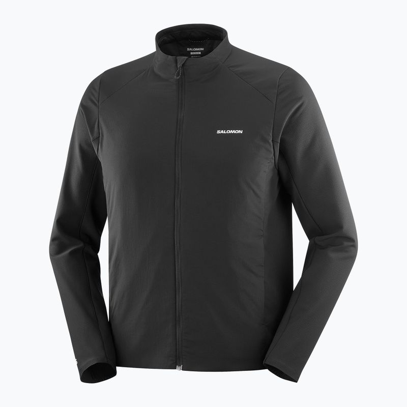 Bluza do biegania męska Salomon Mountain Flex Hybrid deep black 5