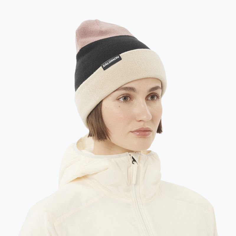 Czapka zimowa Salomon Flatspin Reversible deep blue 3