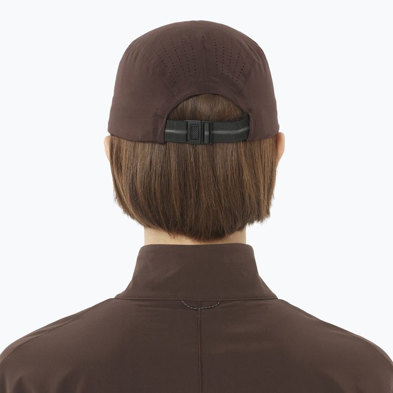 Czapka z daszkiem Salomon Shakeout coffee bean 3