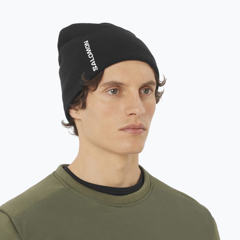 Czapka zimowa Salomon Graphic deep black 2