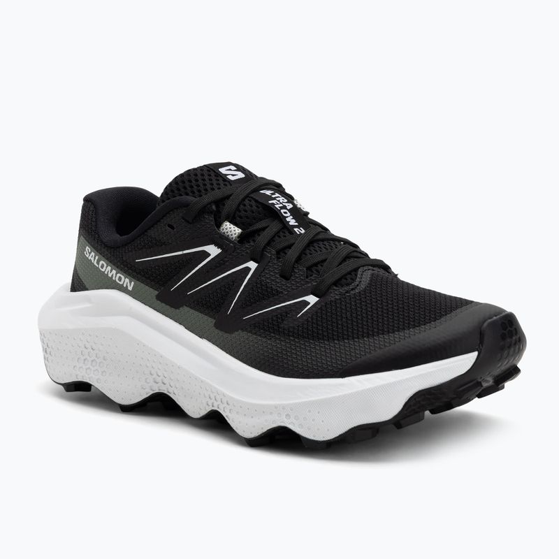 Buty do biegania damskie Salomon Ultra Flow 2 black/white/agave green