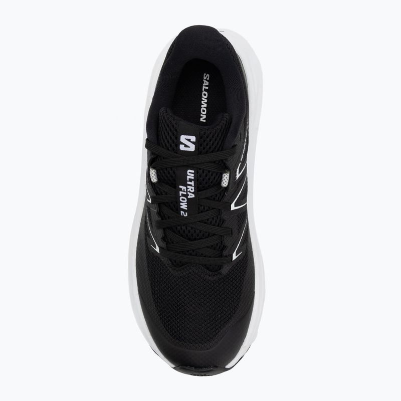Buty do biegania damskie Salomon Ultra Flow 2 black/white/agave green 5