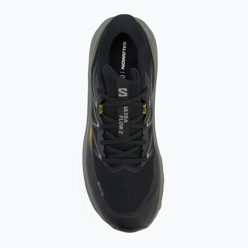 Buty do biegania męskie Salomon Ultra Flow 2 GTX black/sedona sage/incaberry 5