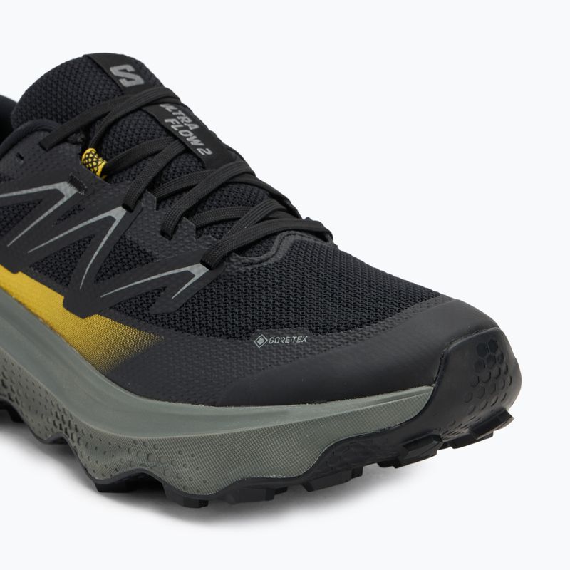 Buty do biegania męskie Salomon Ultra Flow 2 GTX black/sedona sage/incaberry 7