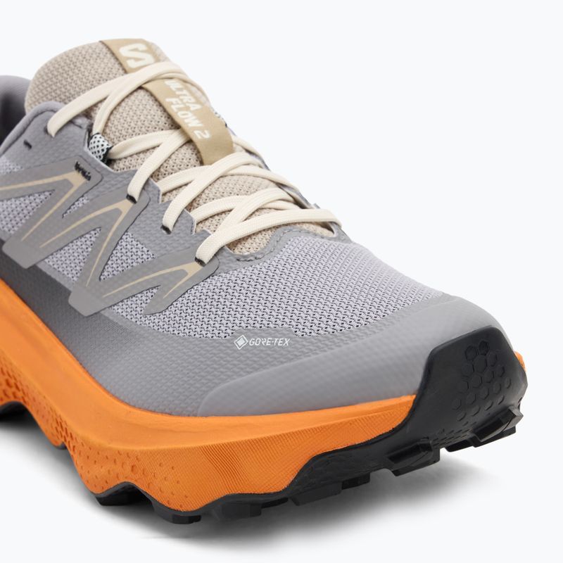 Buty do biegania męskie Salomon Ultra Flow 2 GTX gull/turmeric/white pepper 7