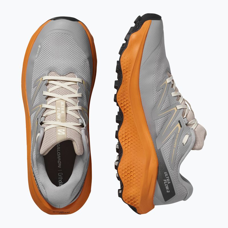 Buty do biegania męskie Salomon Ultra Flow 2 GTX gull/turmeric/white pepper 8