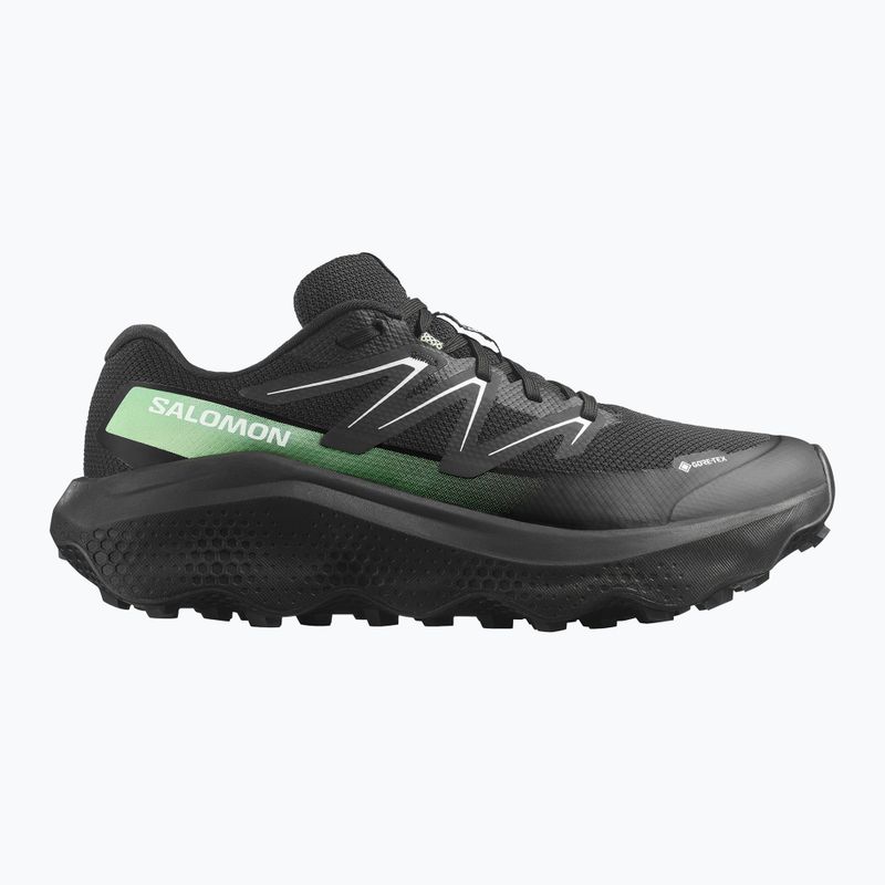 Buty do biegania męskie Salomon Ultra Flow 2 GTX black/black/patina green 8
