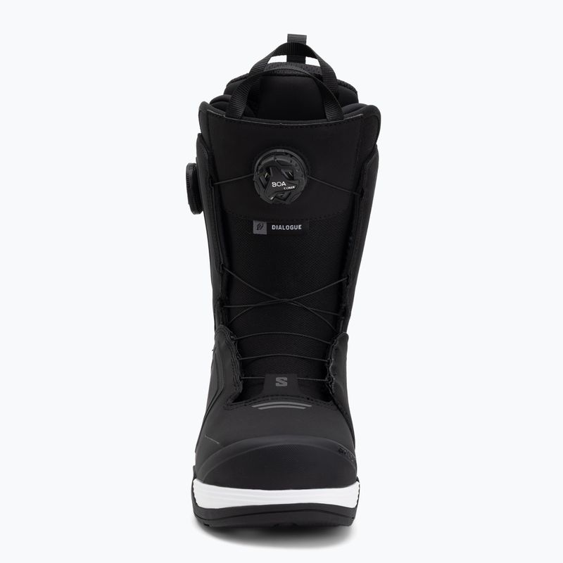 Buty snowboardowe męskie Salomon Dialogue Dual Boa black/black/white 3
