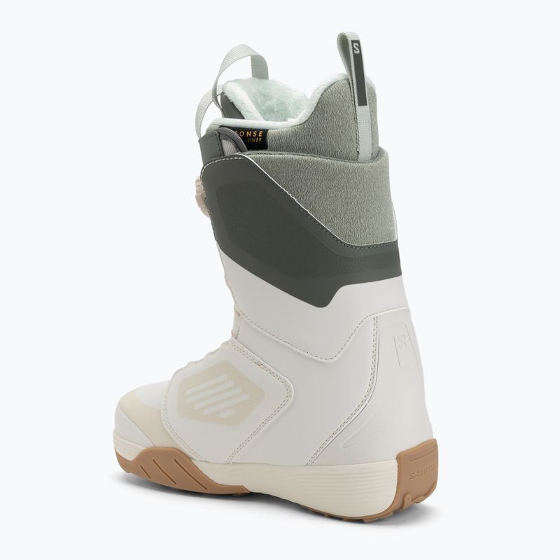 Buty snowboardowe damskie Salomon Kiana Dual Boa W vanillaice/agave green/clearly aqua 2