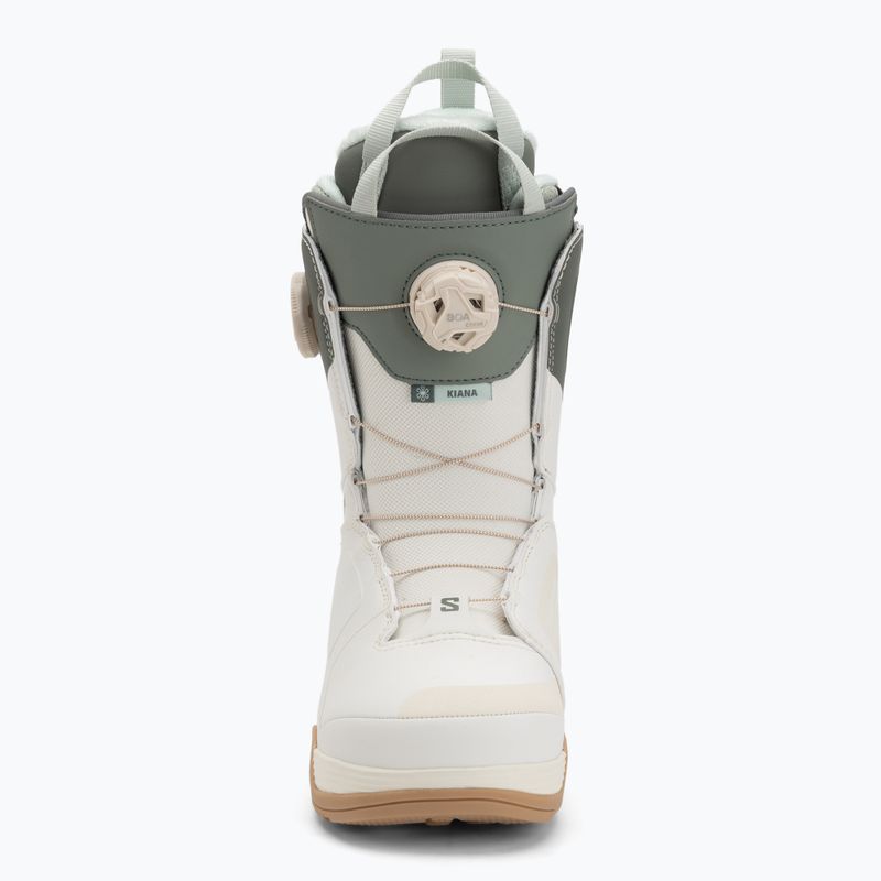 Buty snowboardowe damskie Salomon Kiana Dual Boa W vanillaice/agave green/clearly aqua 3