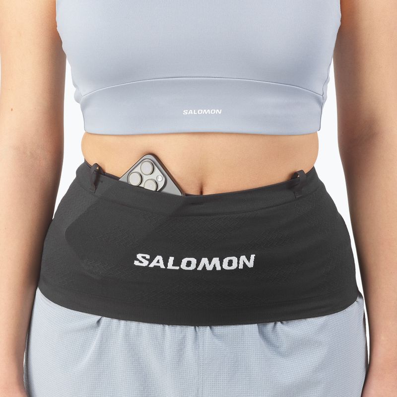 Pas do biegania Salomon ADV SKIN Seamless black/white 6