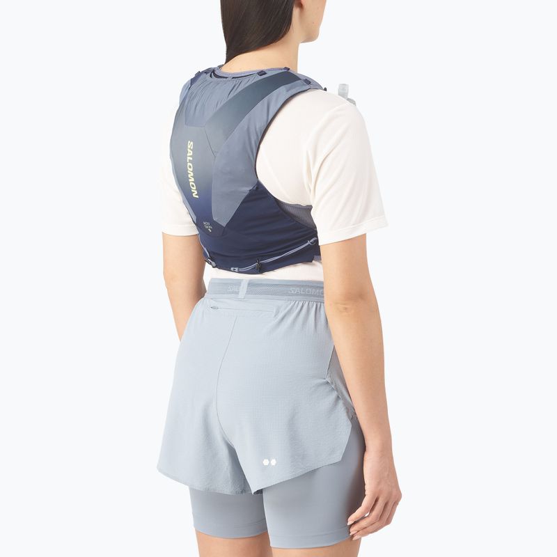 Kamizelka do biegania Salomon ADV SKIN 5 Gradient Set maritime blue/gray 4