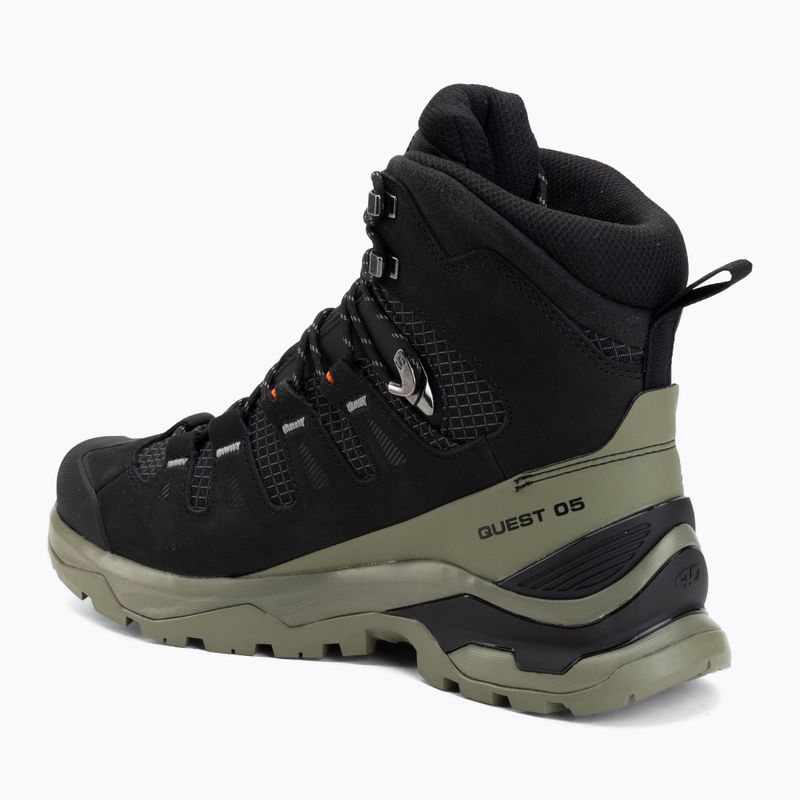 Buty trekkingowe męskie Salomon Quest 5 GTX black/dlicgr/black 3