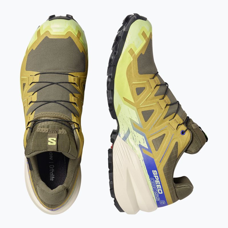 Buty do biegania męskie Salomon Speedcross 6 GTX grape leaf/aspargus green 4