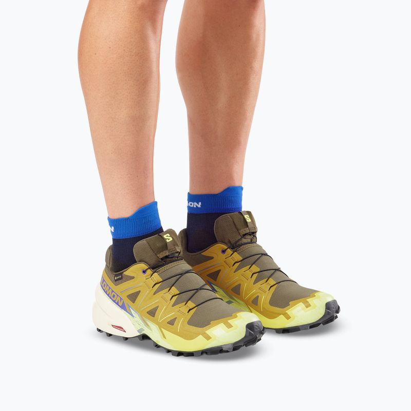 Buty do biegania męskie Salomon Speedcross 6 GTX grape leaf/aspargus green 6
