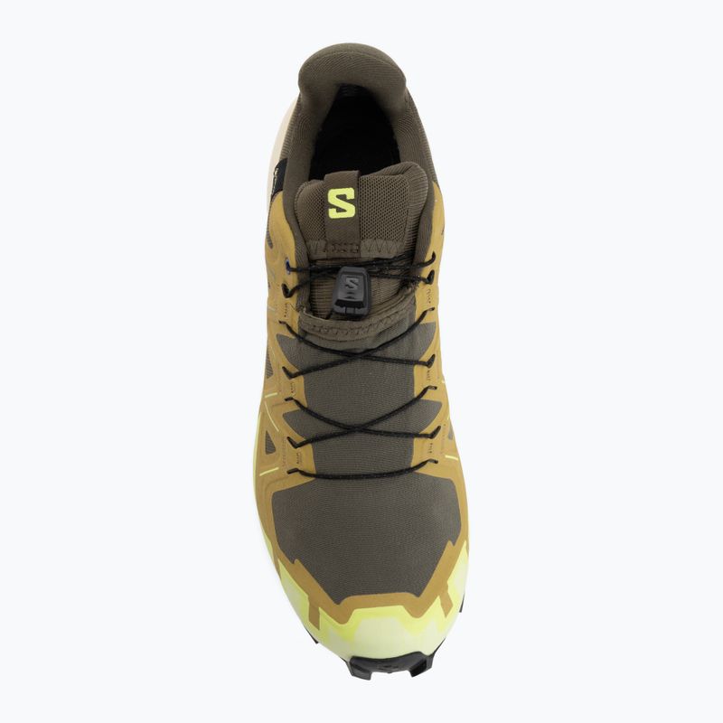 Buty do biegania męskie Salomon Speedcross 6 GTX grape leaf/aspargus green 5