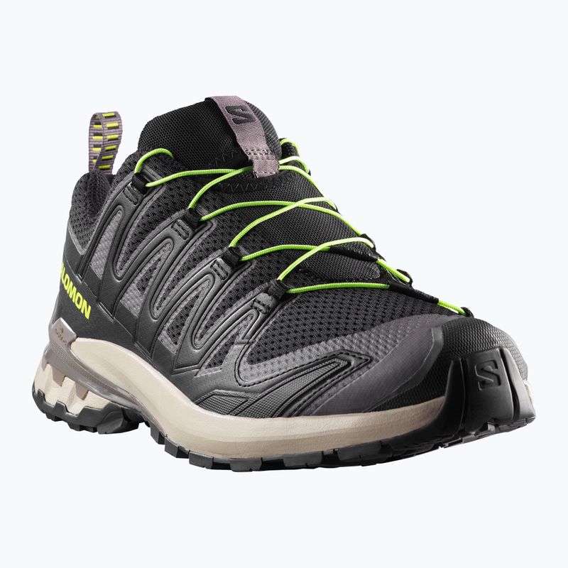 Buty do bieganie męskie Salomon XA Pro 3D V9 black/dark gull gray/acid lime 2