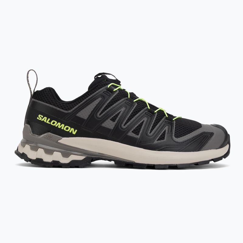 Buty do bieganie męskie Salomon XA Pro 3D V9 black/dark gull gray/acid lime 2
