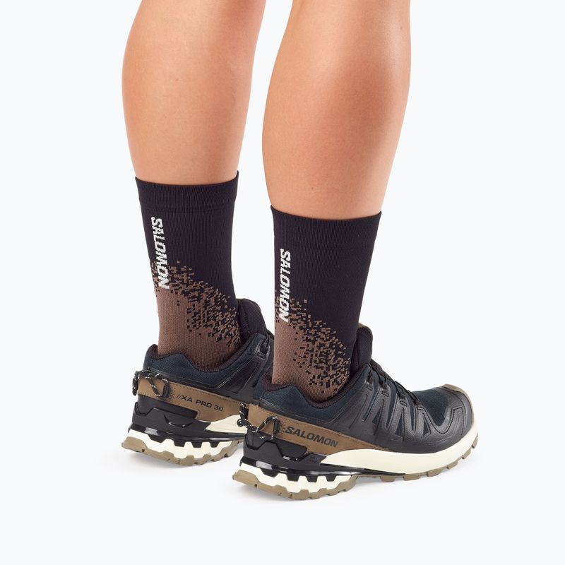 Buty do biegania damskie Salomon XA PRO 3D V9 GTX Lifelong black/coyote brown/vanilla ice 7