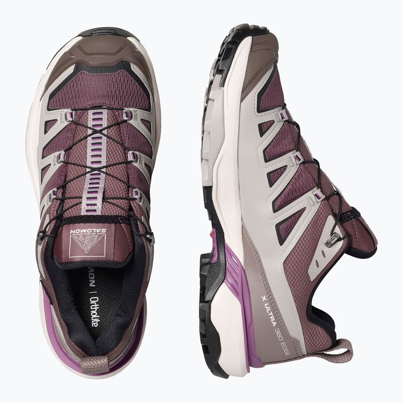 Buty trekkingowe damskie Salomon X Ultra 360 Edge GTX huckleberry/paloma 4