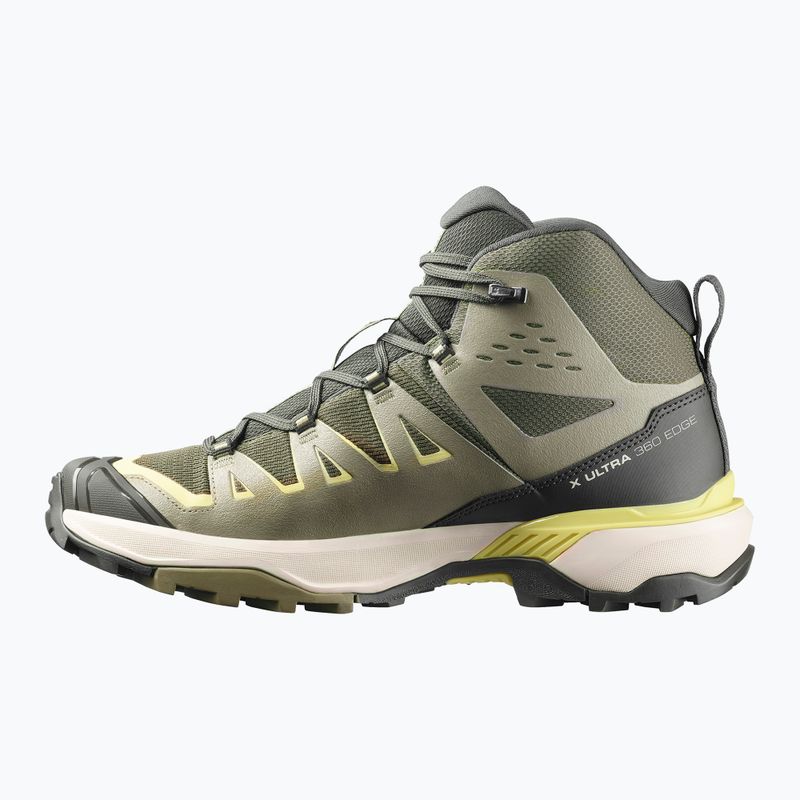 Buty trekkingowe męskie Salomon X Ultra 360 Edge Mid GTX olive night/aloe 2
