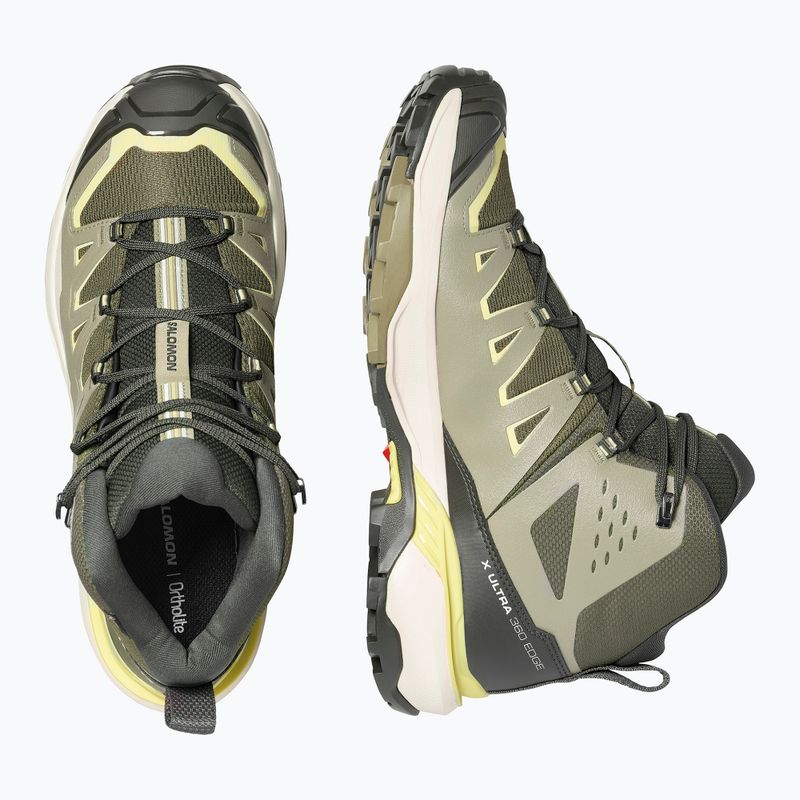 Buty trekkingowe męskie Salomon X Ultra 360 Edge Mid GTX olive night/aloe 5