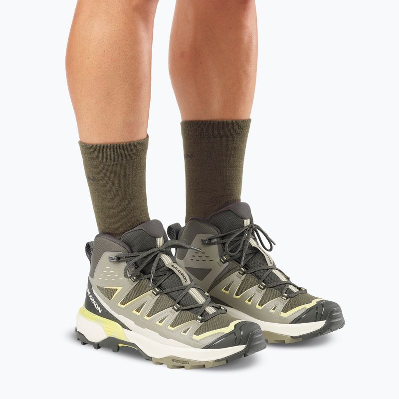 Buty trekkingowe męskie Salomon X Ultra 360 Edge Mid GTX olive night/aloe 7