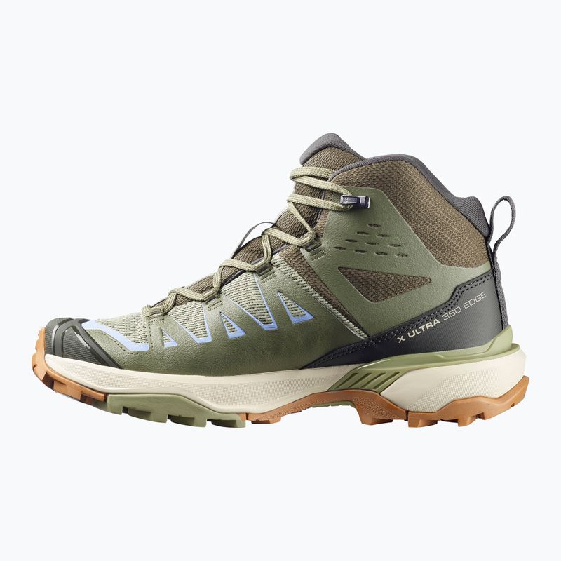 Buty trekkingowe damskie Salomon X Ultra 360 Edge Mid GTX tea/deep lichen green 2