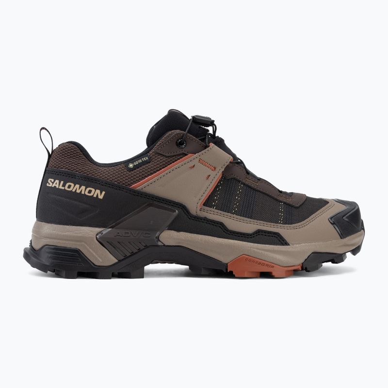 Buty trekkingowe męskie Salomon X ULTRA 5 GTX black coffee/walnut/arabian 2