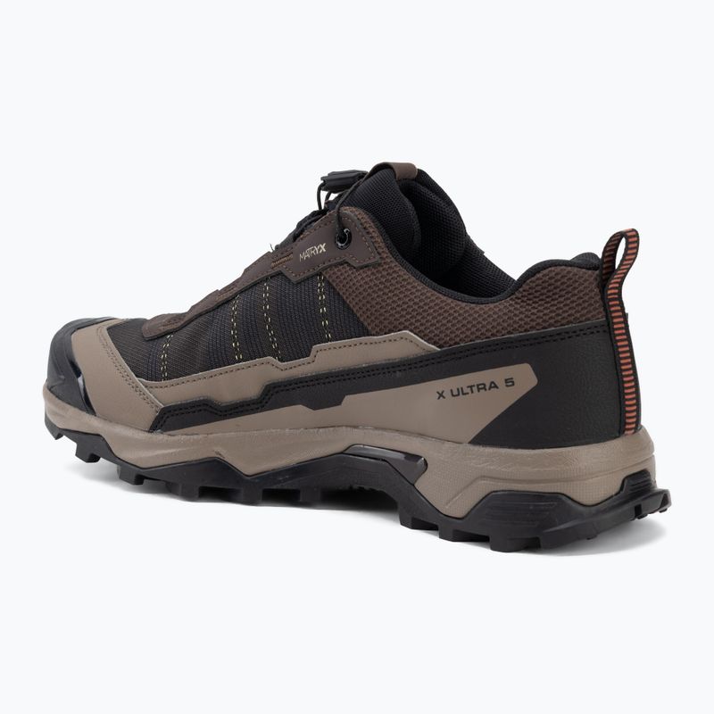 Buty trekkingowe męskie Salomon X ULTRA 5 GTX black coffee/walnut/arabian 3
