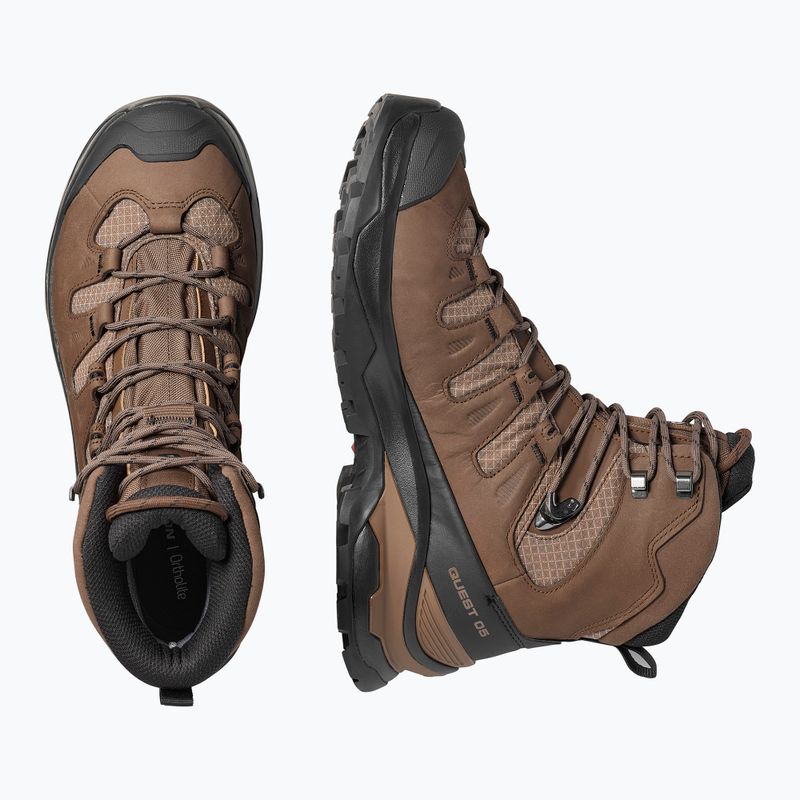 Buty trekkingowe męskie Salomon Quest 5 GTX dark earth/black 6