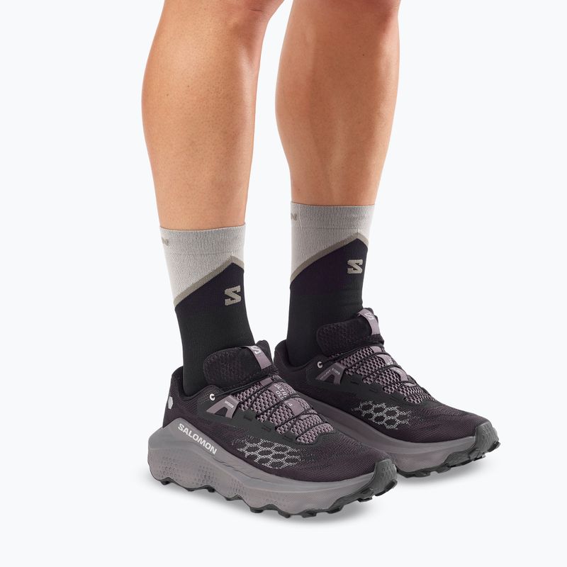 Buty do biegania męskie Salomon Ultra Glide 4 black/dark gull gray/silver cloud 8