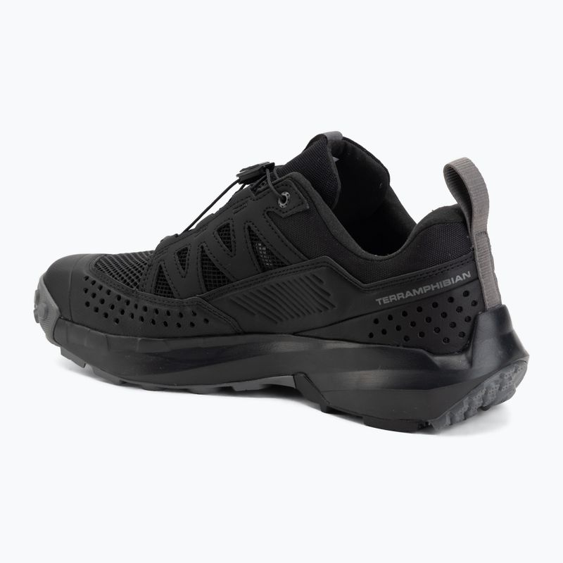 Buty turystyczne męskie Salomon Techamphibian 5 black/black/castlerock 3