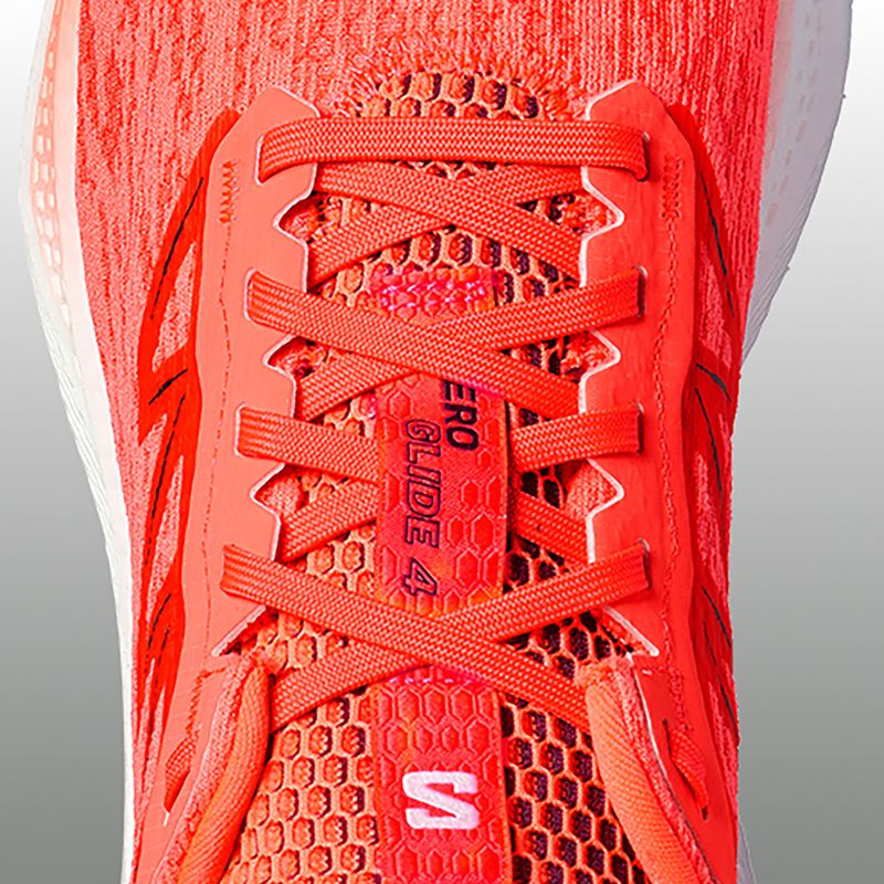 Buty do biegania męskie Salomon Aero Glide 4 neon flame/white/persia 9