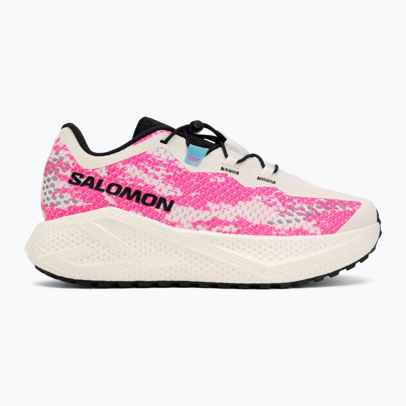 Buty do biegania męskie Salomon Aero Glide 4 GRVL vanilla ice/knockout pink/black 2