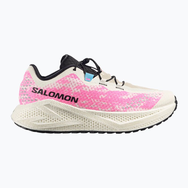 Buty do biegania męskie Salomon Aero Glide 4 GRVL vanilla ice/knockout pink/black 2