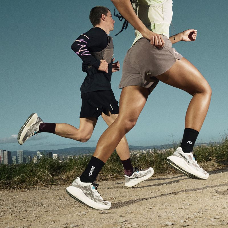 Buty do biegania męskie Salomon Aero Glide 4 GRVL vanilla ice/black/iron 8