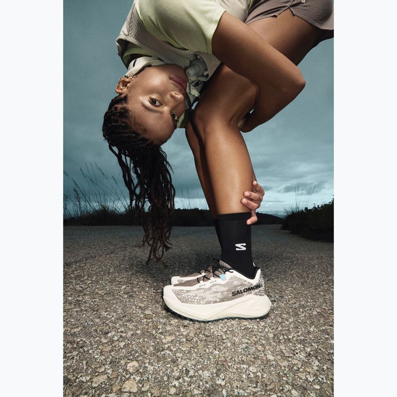 Buty do biegania damskie Salomon Aero Glide 4 GRVL vanilla ice/black iron 8