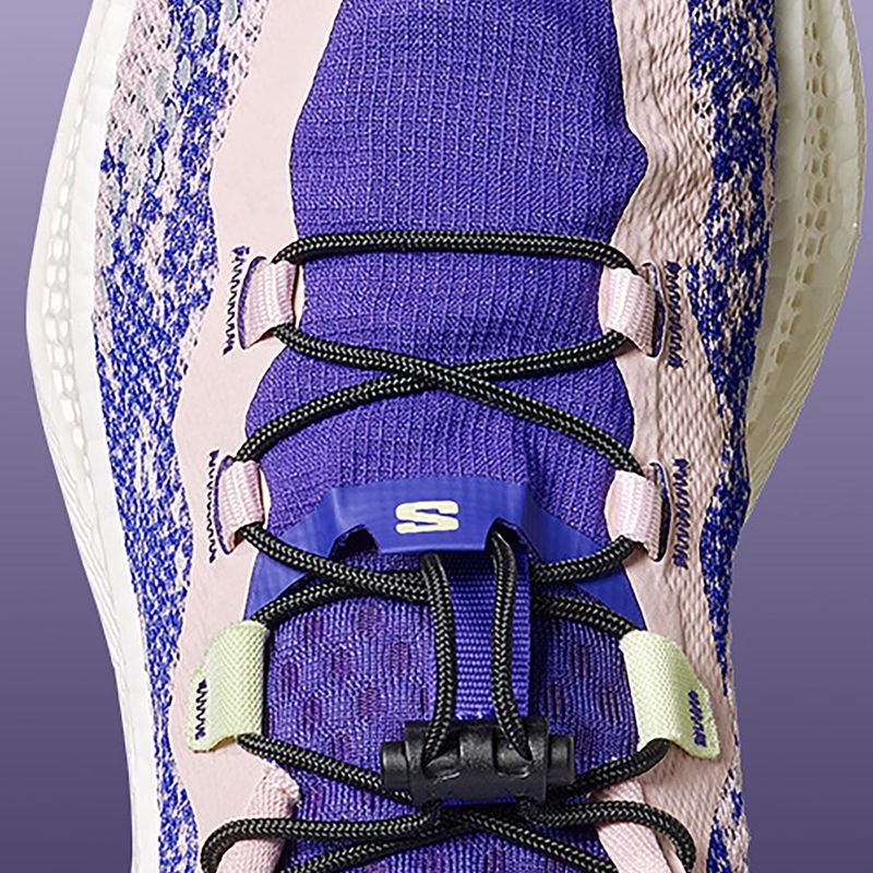 Buty do biegania damskie Salomon Aero Glide 4 GRVL shadow gray/deep blue/butterfly 5