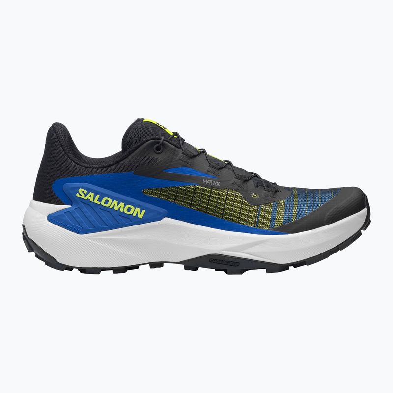 Buty do biegania męskie Salomon Genesis black/acid lime/bluing 9
