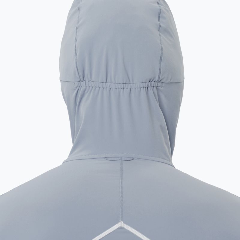 Kurtka do biegania męska Salomon Sense Aero Hybrid Half Zip Hooded trade winds 4