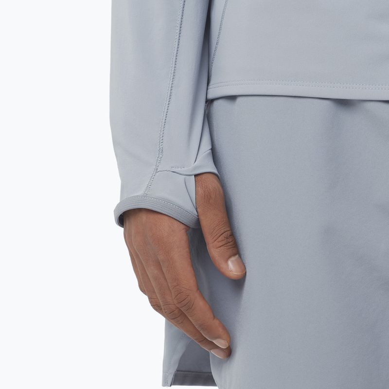 Kurtka do biegania męska Salomon Sense Aero Hybrid Half Zip Hooded trade winds 5