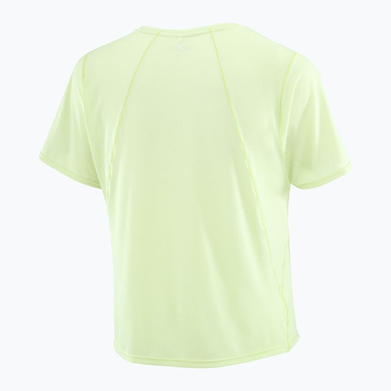 Koszulka do biegania damska Salomon Shakeout Air Cropp butterfly 4