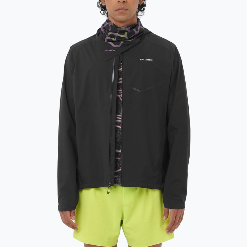 Kurtka do biegania męska Salomon Bonatti Waterproof dee black