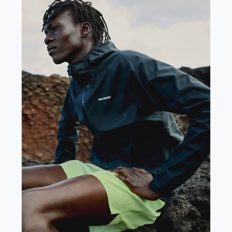 Kurtka do biegania męska Salomon Bonatti Waterproof dee black 8