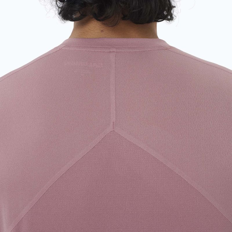 Koszulka do biegania męska Salomon Sense Aero SS Tee GFX dusky orchid 3