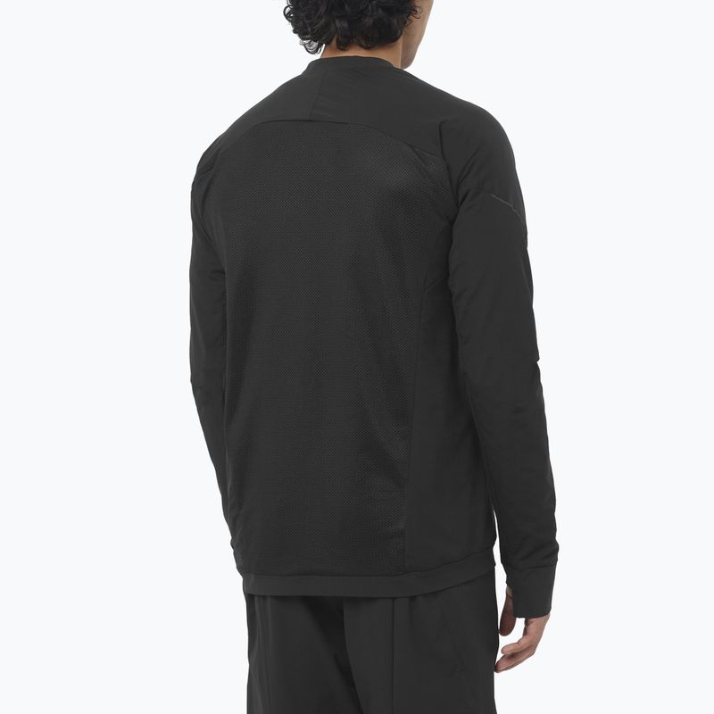Bluza do biegania męska Salomon Ultra Fleece Deep Black 2