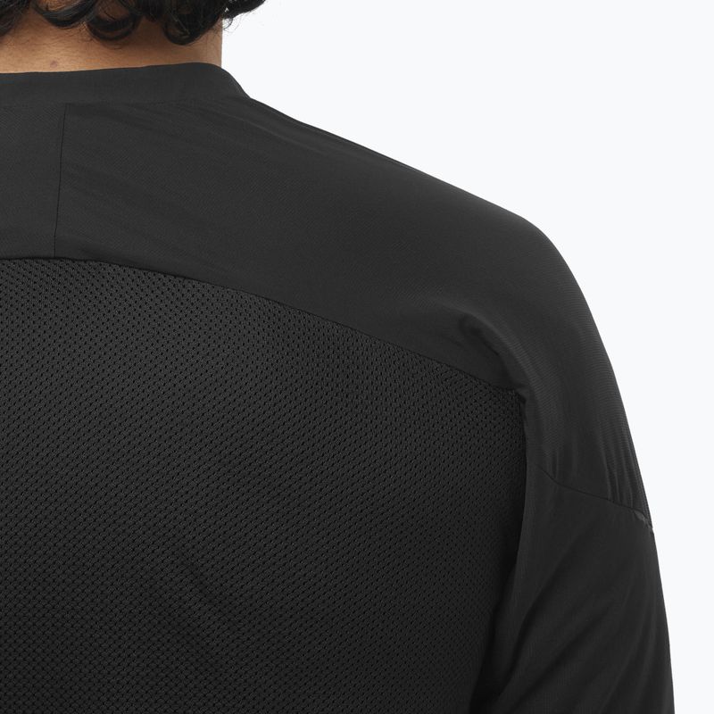 Bluza do biegania męska Salomon Ultra Fleece Deep Black 4