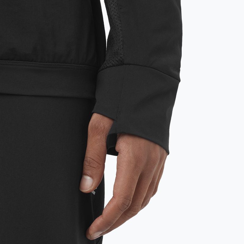 Bluza do biegania męska Salomon Ultra Fleece Deep Black 6